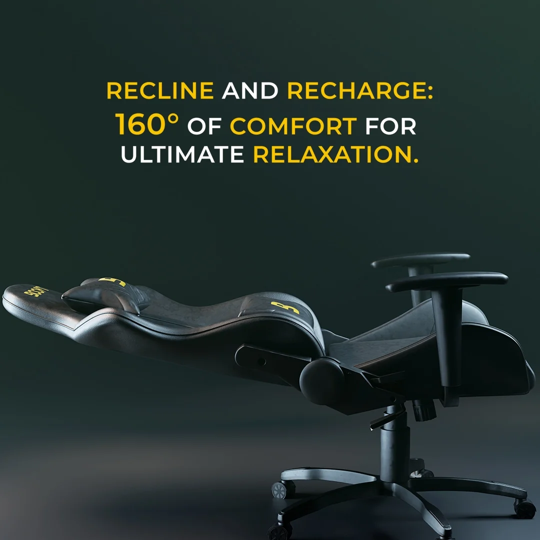 Angle perspective of butterfly tray mechanism and gas lift cylinder on Boost Impulse Black chair