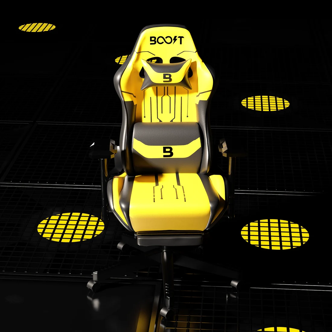 Side dimension diagram of Boost Nova Best Chair model showing 90 to 180 degree recline range