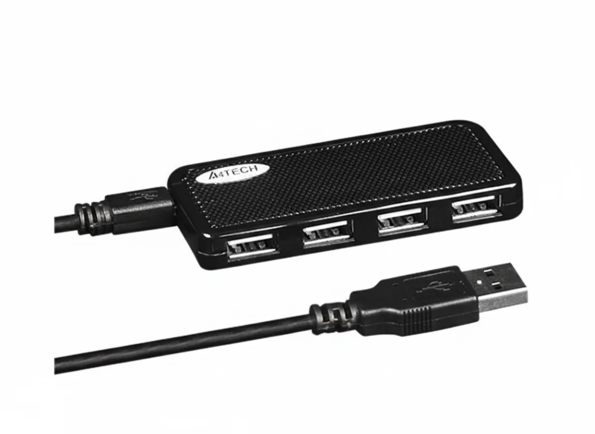 close-up-a4tech-hub-64-usb-connector