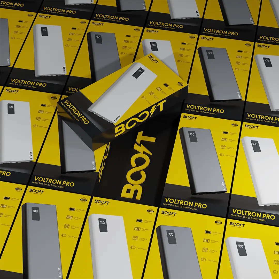 Boost Voltron Pro 10,000 mAh matte black Boost Power Bank