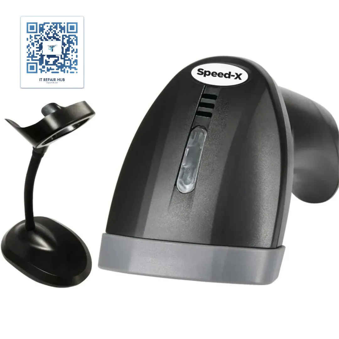 Speed-X 8500 Handheld Barcode Scanner USB Cable and Interface Detail