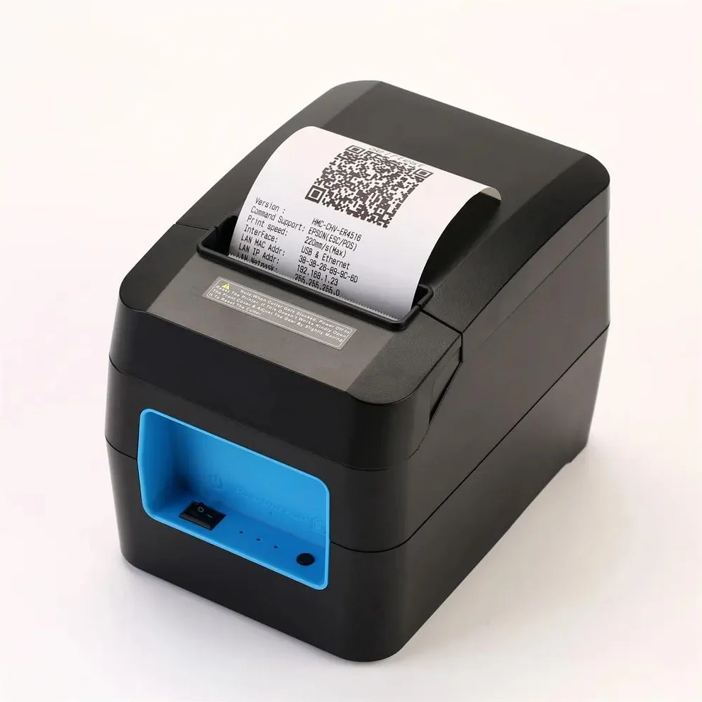 Speed-X SP-90A Thermal Receipt Printer Clamshell Paper Loading Tray Open