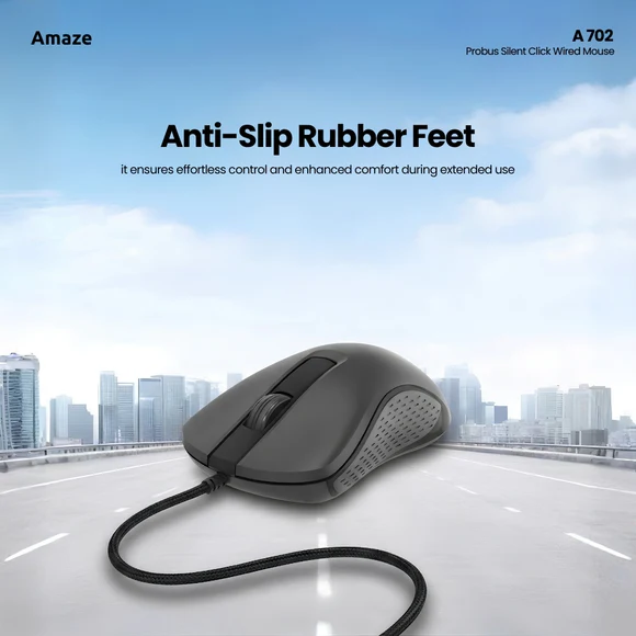 Precision replacement of the anti-slip rubber feet on the ergonomic base of an Amaze computer mouse.