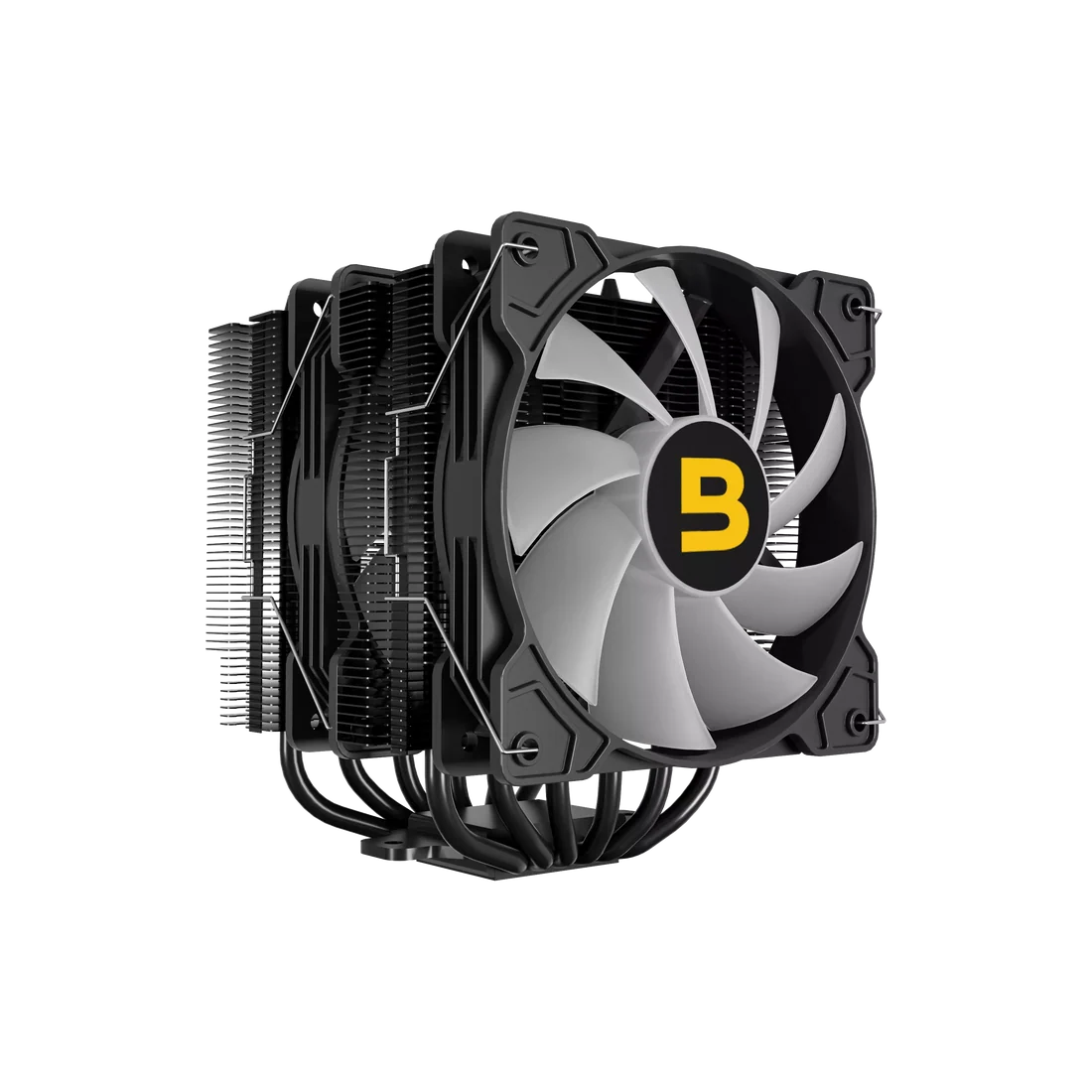 High-density aluminum heatsink fin tower design of Boost Blizzard ARGB CPU Cooler