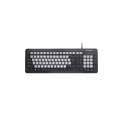 Bottom view of CoolBell KB-101 keyboard showing adjustable tilt legs and cable routing