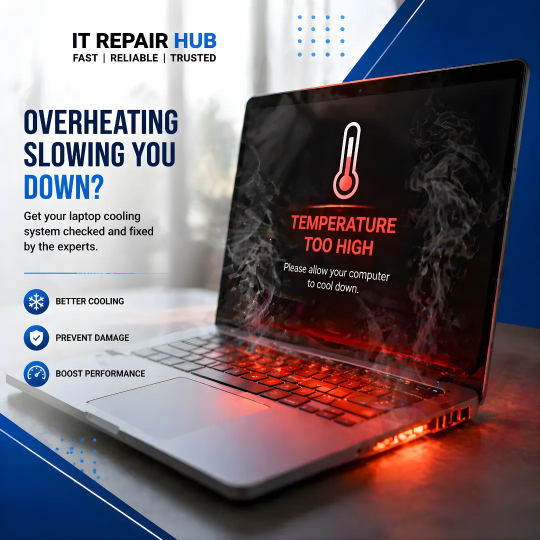 Laptop Overheating & Cooling System Repair