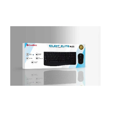 CoolBell Silent Elite MK 270 Keyboard and Mouse Combo full set with 2.4GHz nano receiver