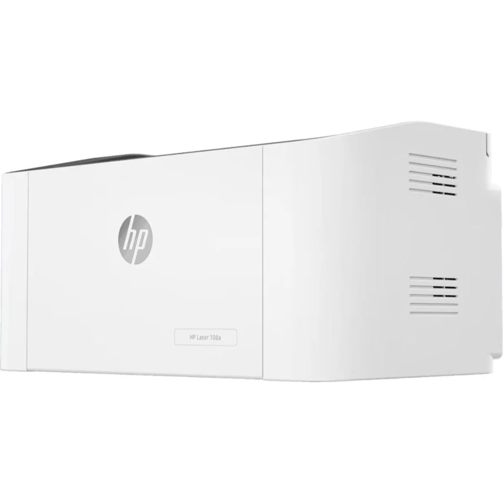 HP Laser 108a Rear Port Interface and USB Connection