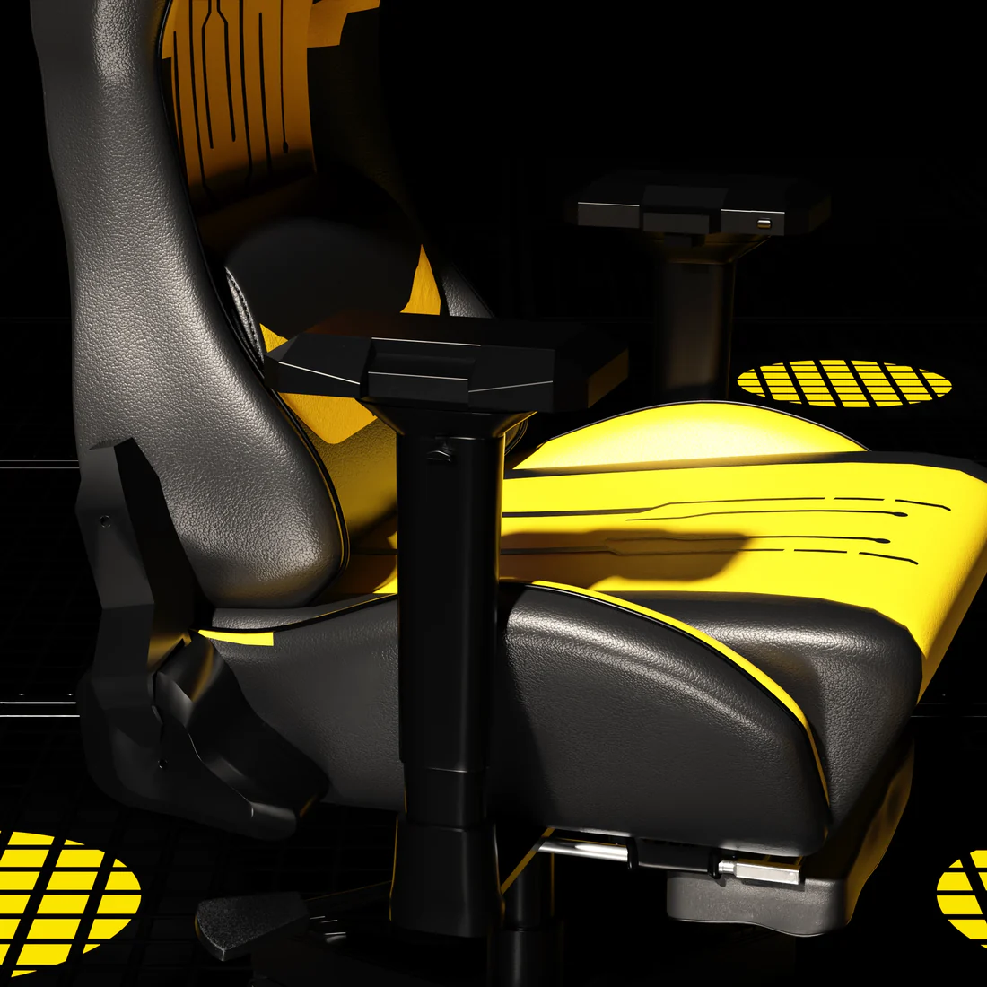 Boost Nova chair in full 180 degree lie-flat recline position with extended footrest