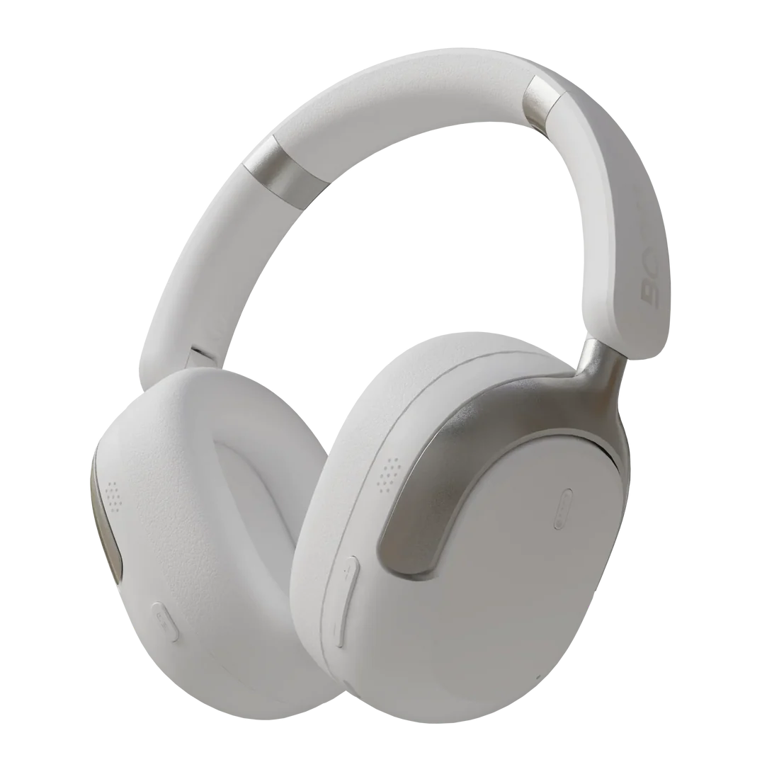 Close-up view of earcup padding on Aura wireless headphones