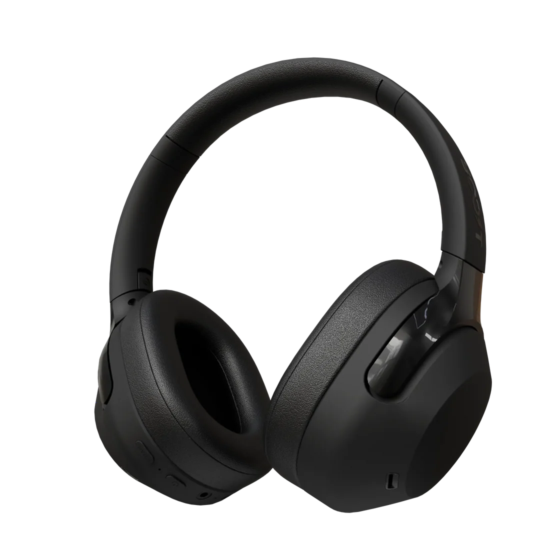 Side view of earcup controls on Boost Reverb ANC Headset | Black