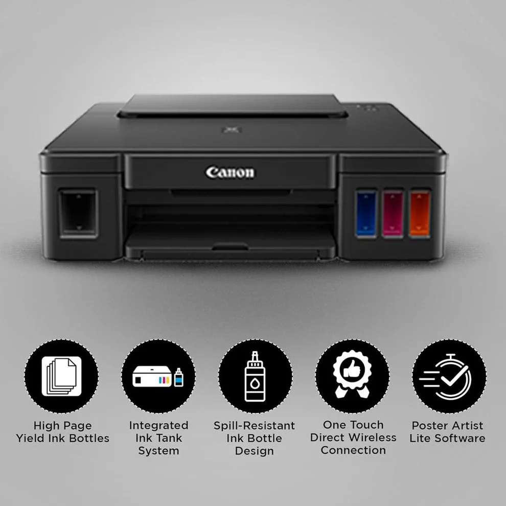 Canon Ink Tank Printer Rear Paper Input Tray Extended