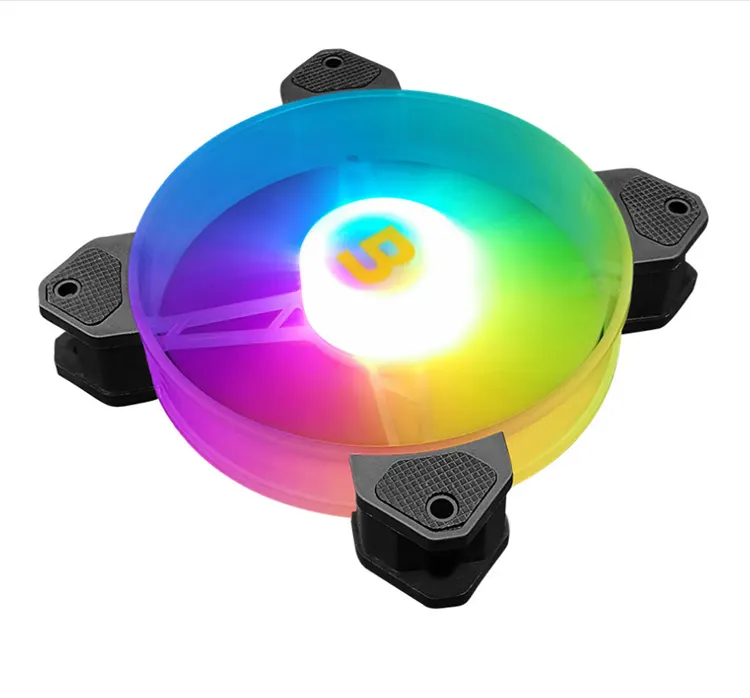 Dimensional diagram of Boost Enclave F200 120mm fan highlighting 120x120x25mm specs