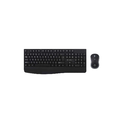 Ergonomic contoured wireless mouse included with CoolBell Silent Elite MK 270 set