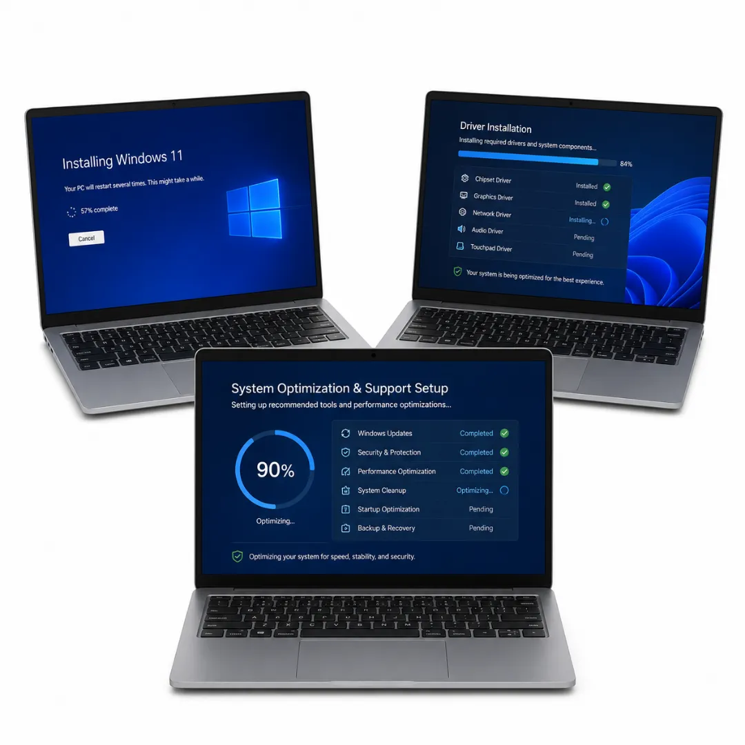 Professional Windows Installation and system optimization service