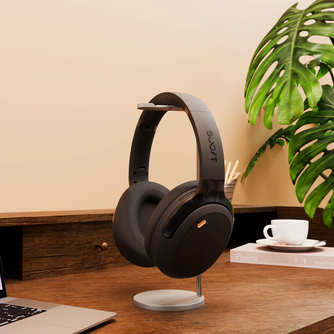Compact Boost Beat active noise cancelling headphone bluetooth folded for travel