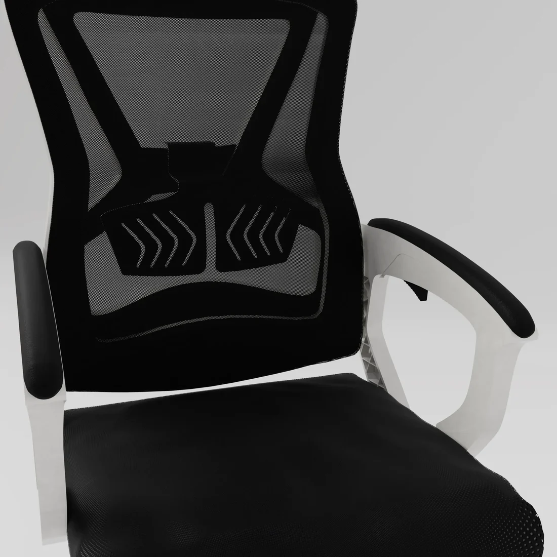 Smooth-rolling casters and heavy-duty nylon star base of Boost Gaming Chair