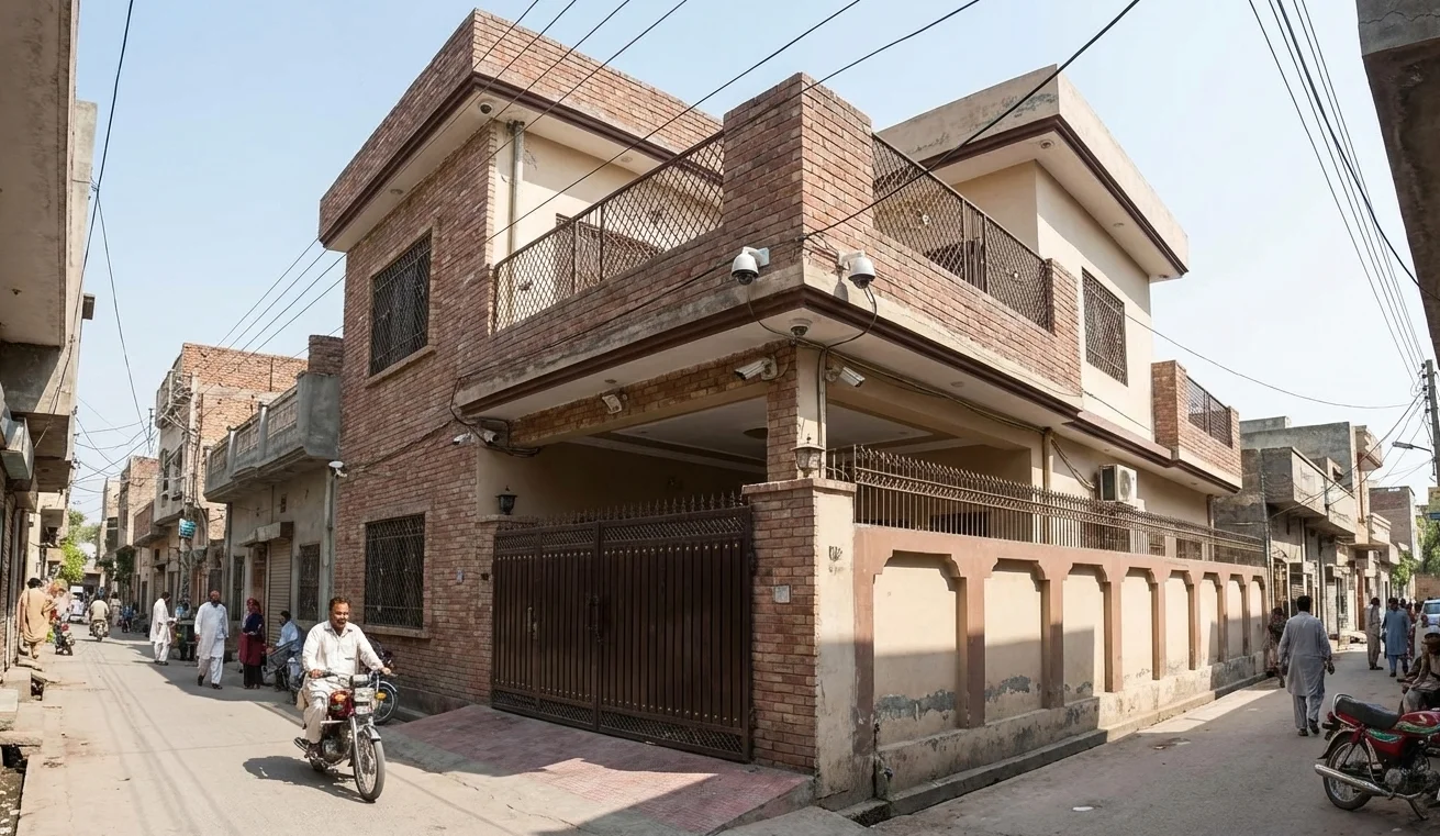 Technician repairing a CCTV power supply box and checking signal connections.