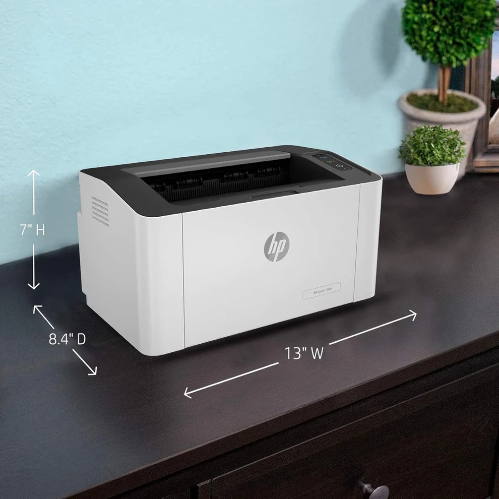 HP Smart App Wireless Printing with HP Laser 108w