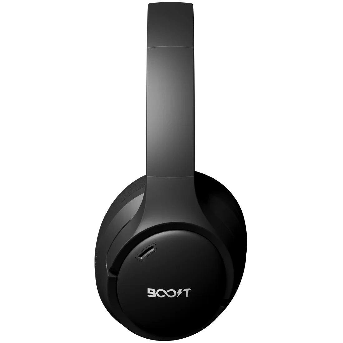 Boost Sync black active noise cancelling headset angled perspective