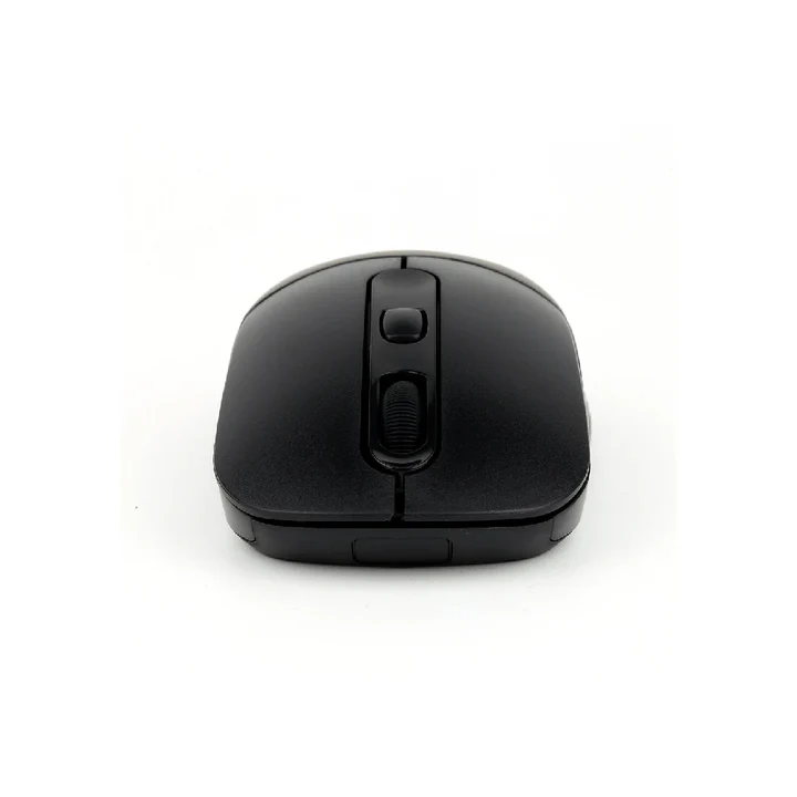 Bottom view of CoolBell WM105 mouse detailing battery compartment and Nano USB receiver storage slot
