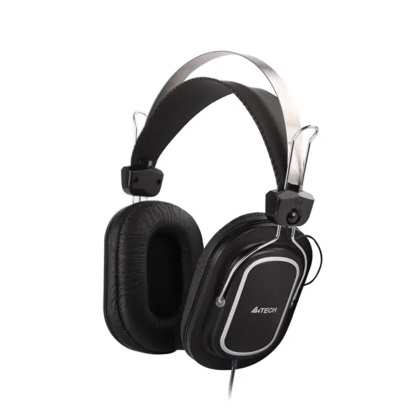 Front view of the professional black HS-50 comfort headset