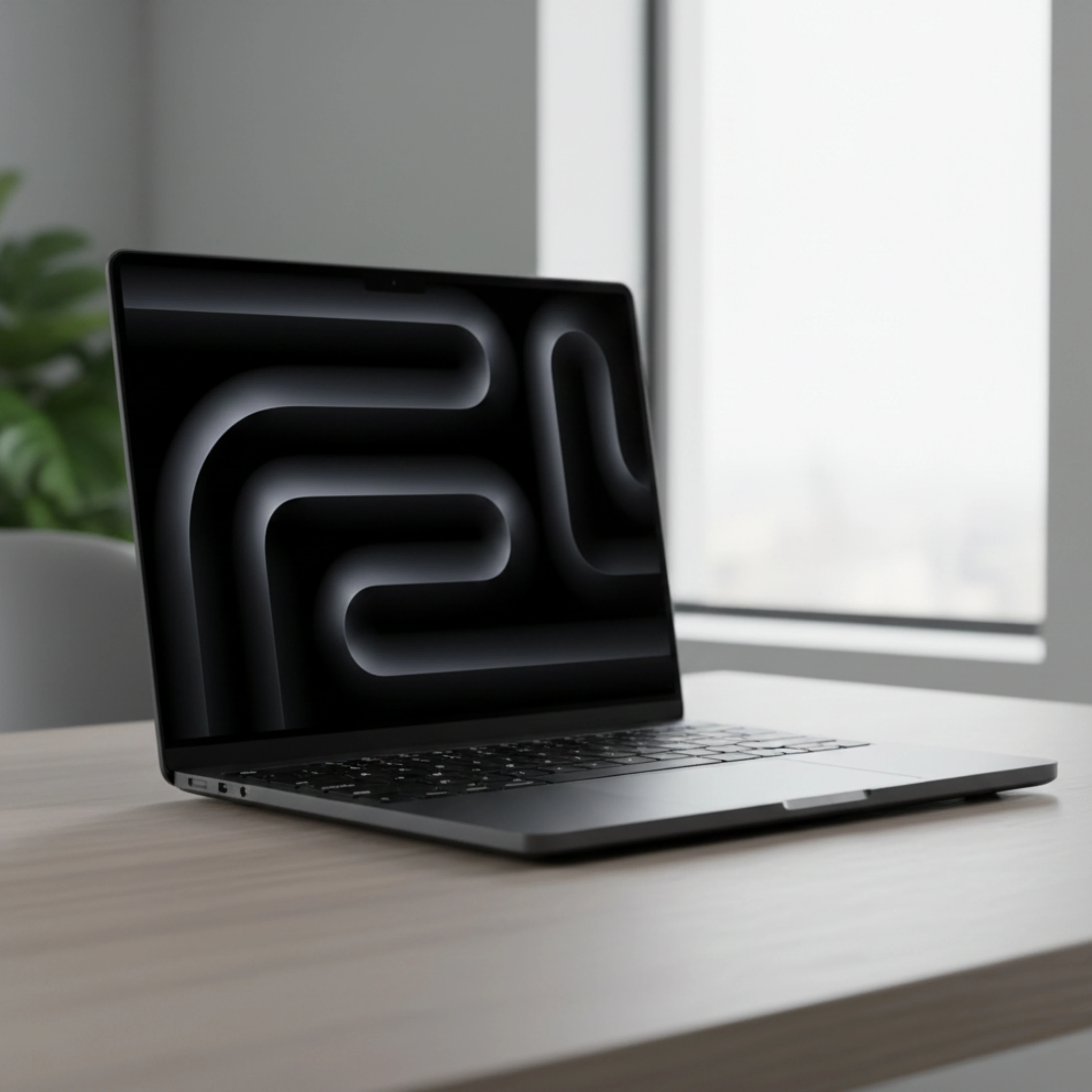 Apple MacBook Pro 14-inch 2025 M4 Pro Chip Space Black front view