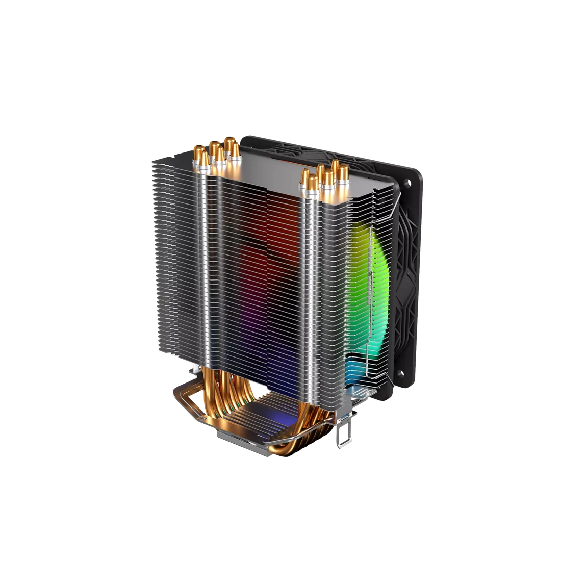 120mm ARGB fan blade curve and frame design of Boost Frost CPU Air Cooler