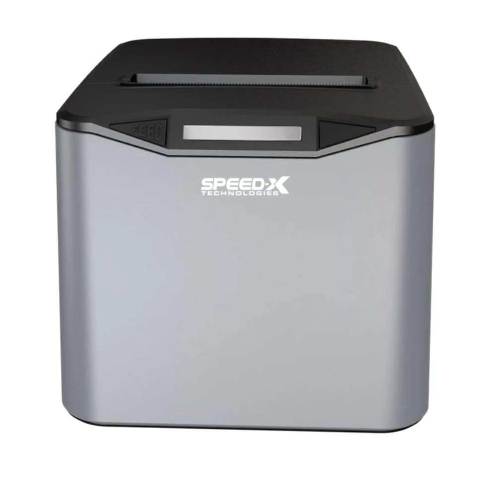 Speed-X SP-200U Thermal Receipt Printer Paper Bay Open for Roll Installation