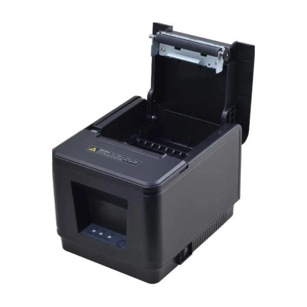 Speed-X 400UL Thermal Receipt Printer Rear Panel Showing USB and LAN Ports