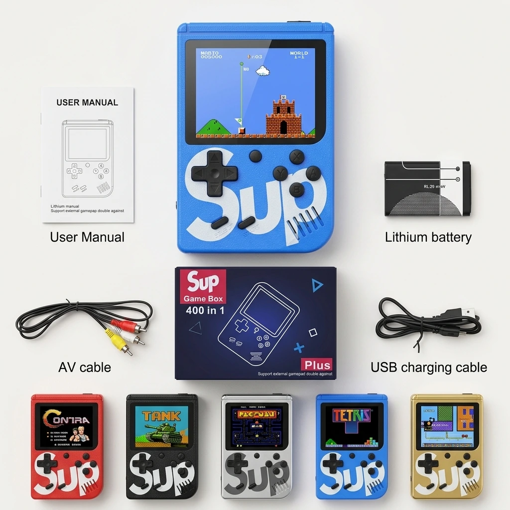 SUP Game Box Portable Gaming Console Showing D-Pad and Control Buttons