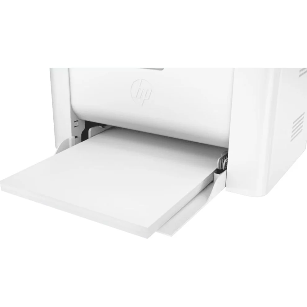 HP Laser 108a Printer Front Tray and Output Slot View