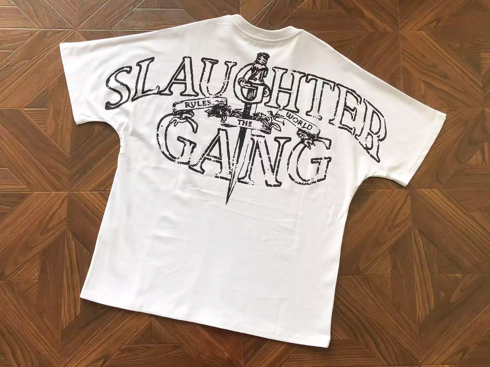 Corteiz x Slaughter Gang 21 Savage T-shirt White