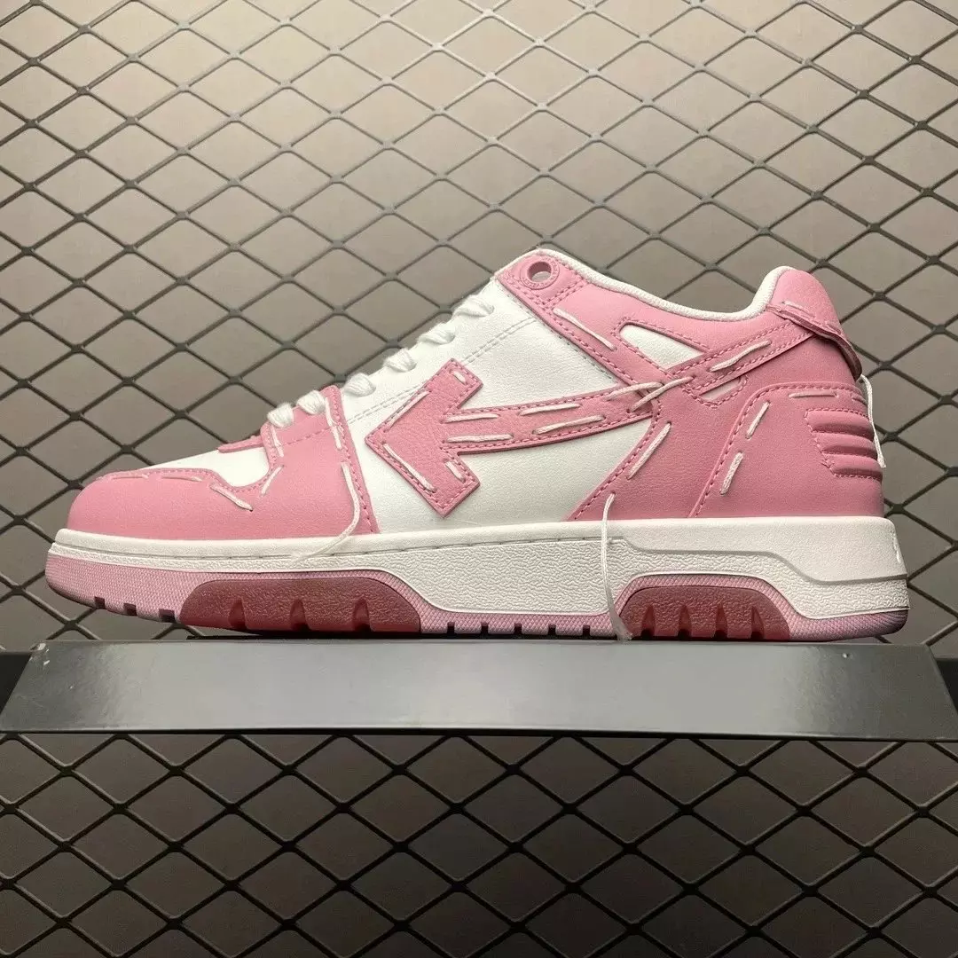Off-White Out Of Office Low Sartorial Stitching Pink