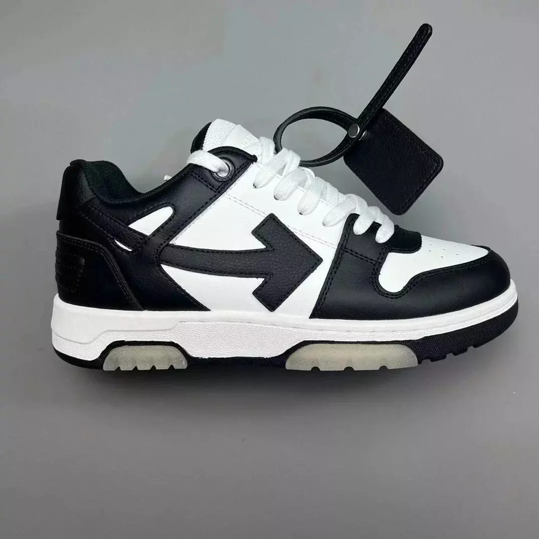 Off-White Out Of Office Calf Leather Black White