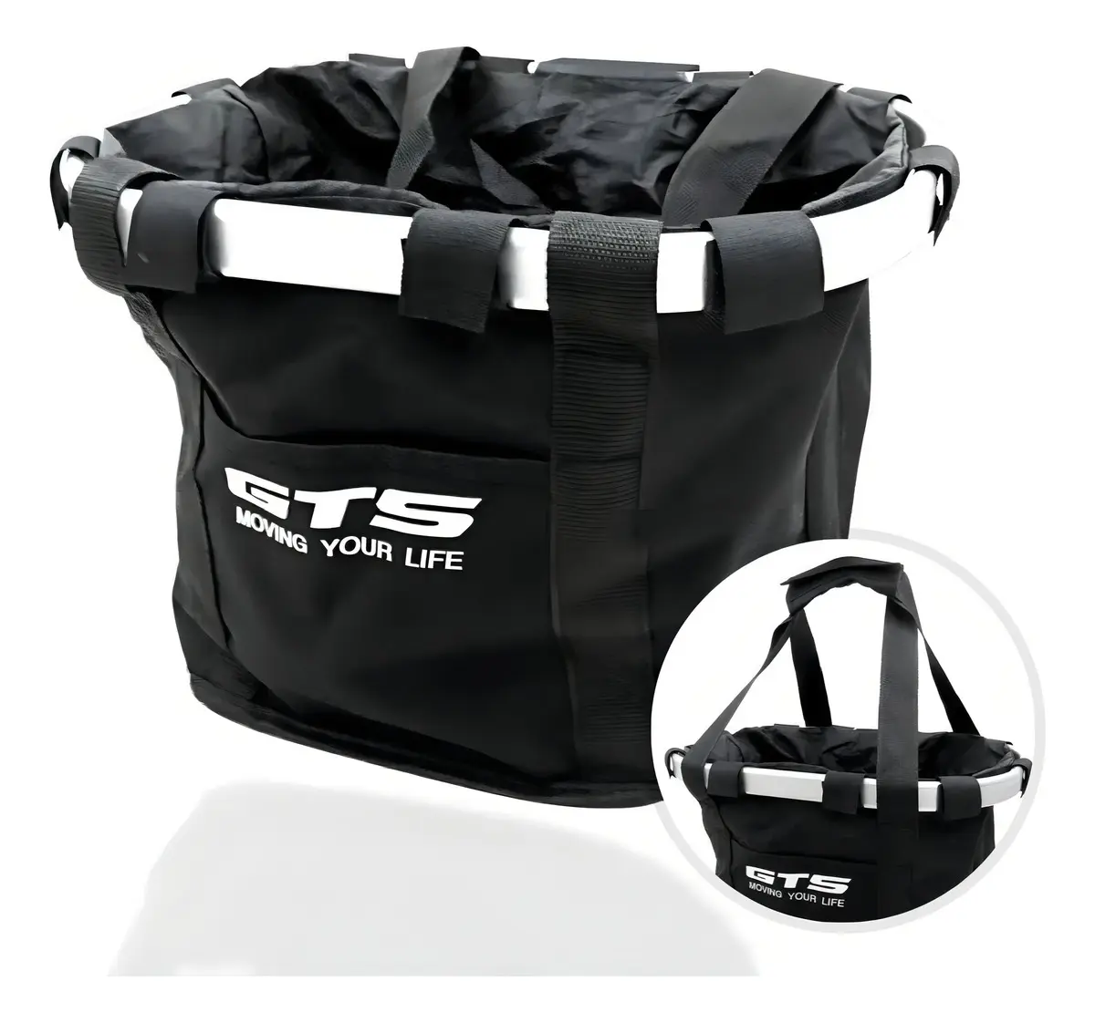 Cesta Bike Pet Cachorro Gato 26 29 Alum Engate Rápido Preta Preto