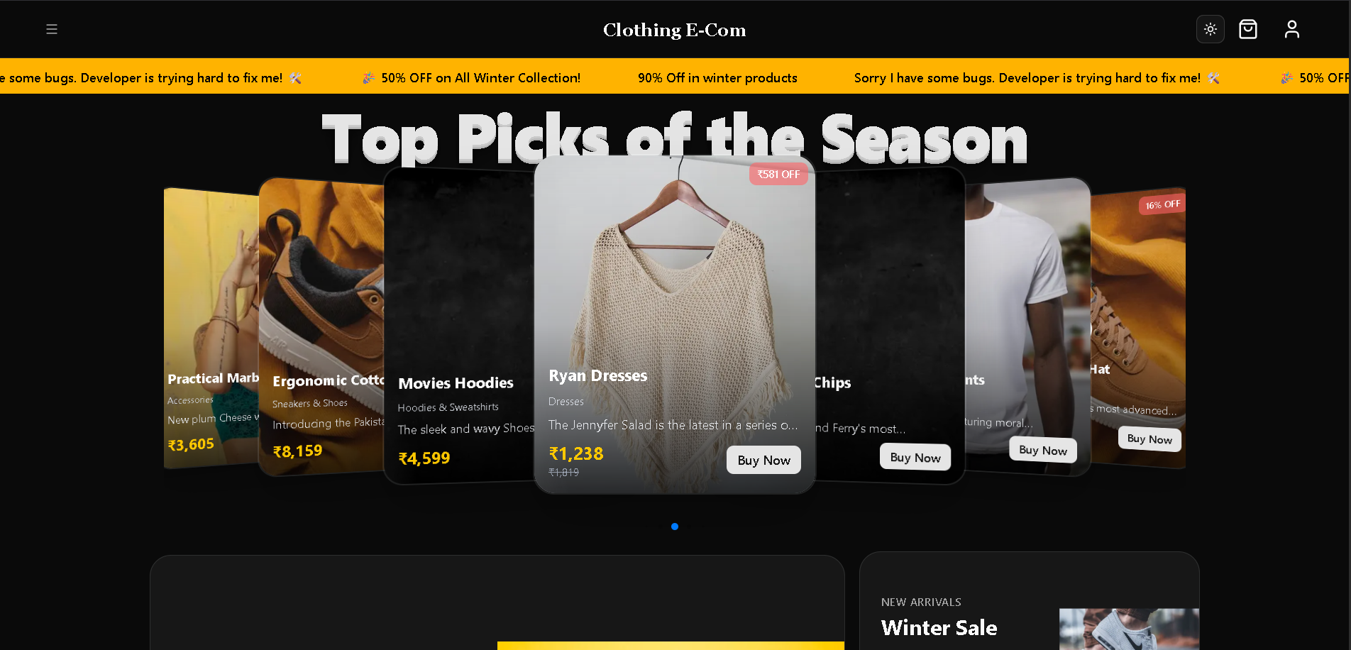 Clothing  E  -  Commerce