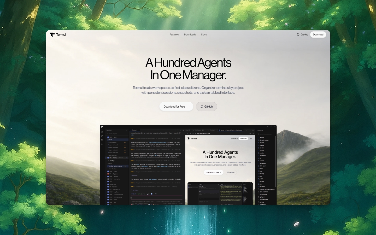 Termul — Multi-Project Terminal Workspaces