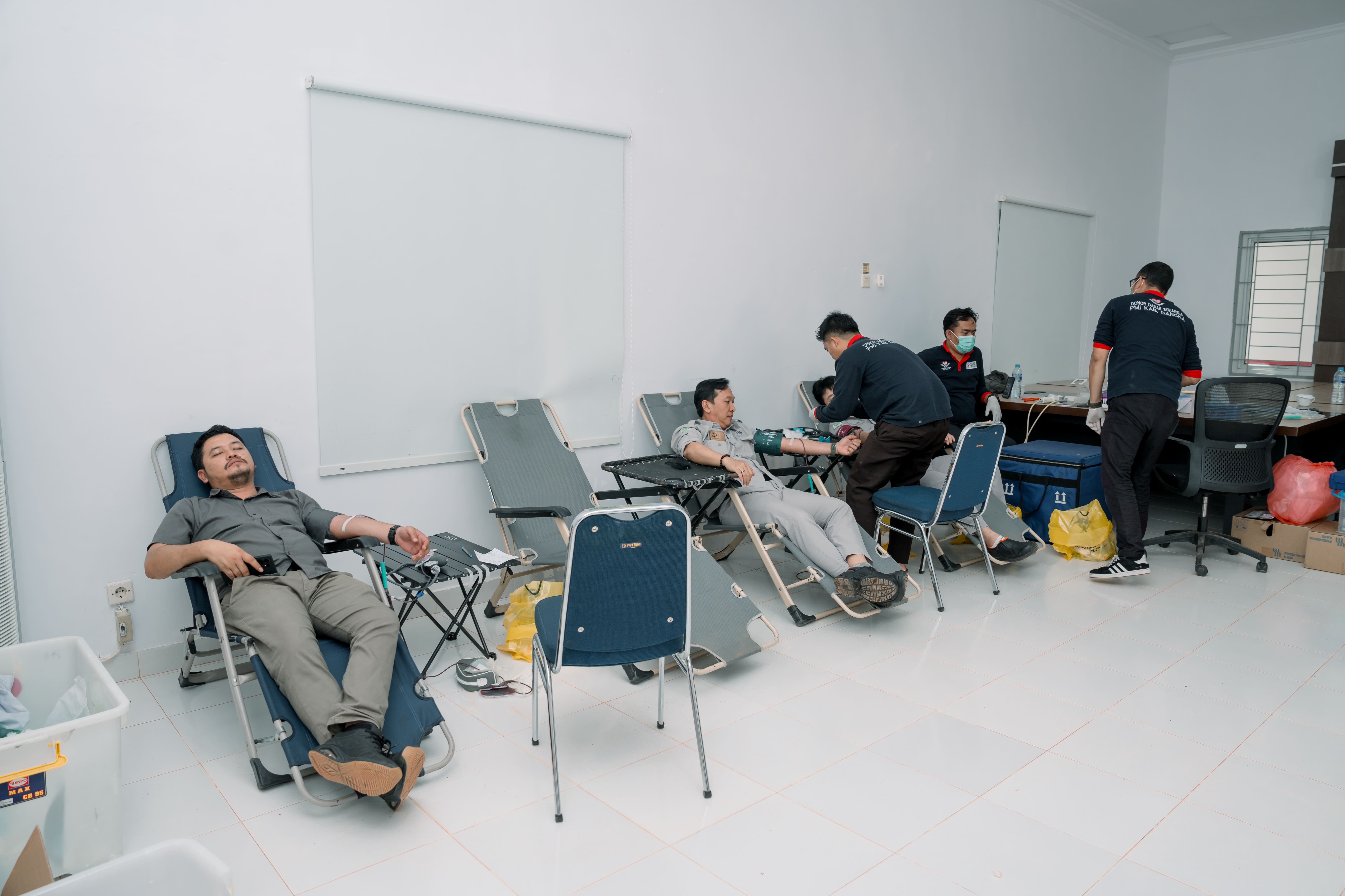PT Tata Hamparan Eka Persada menggelar kegiatan donor darah