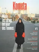 femme avec gants de boxe dans une rue de Téhéran