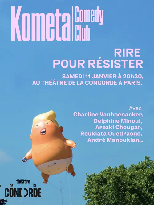 Affiche du Kometa Comedy Club au Théâtre Concorde