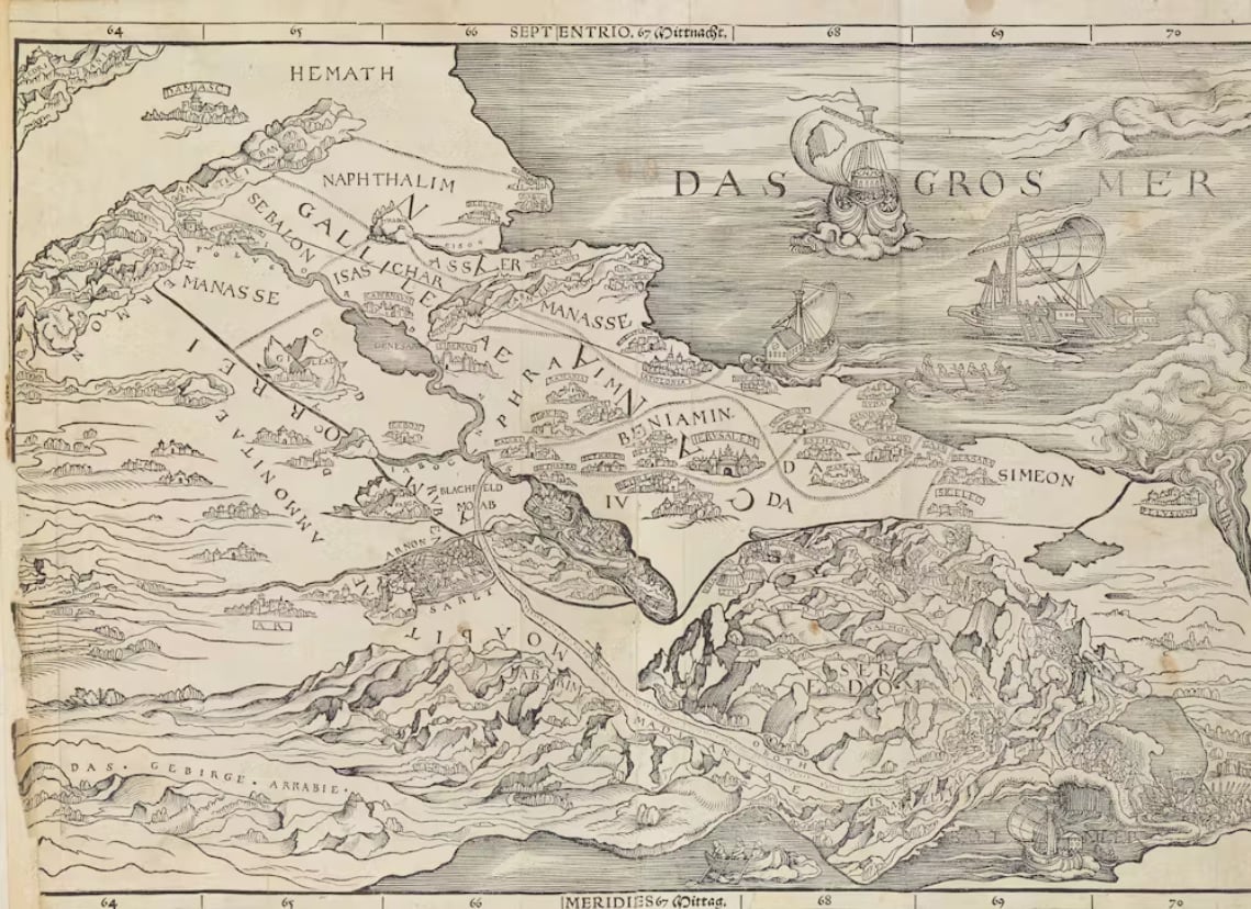 First Biblical Map: How Jewish Geography Shaped Modern Nations