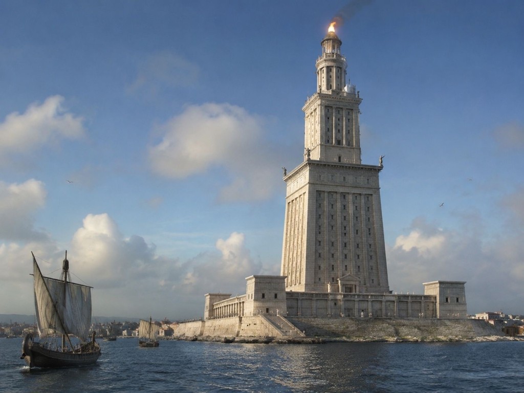 Farul din Alexandria, reconstruit virtual cu ajutorul tehnologiei moderne