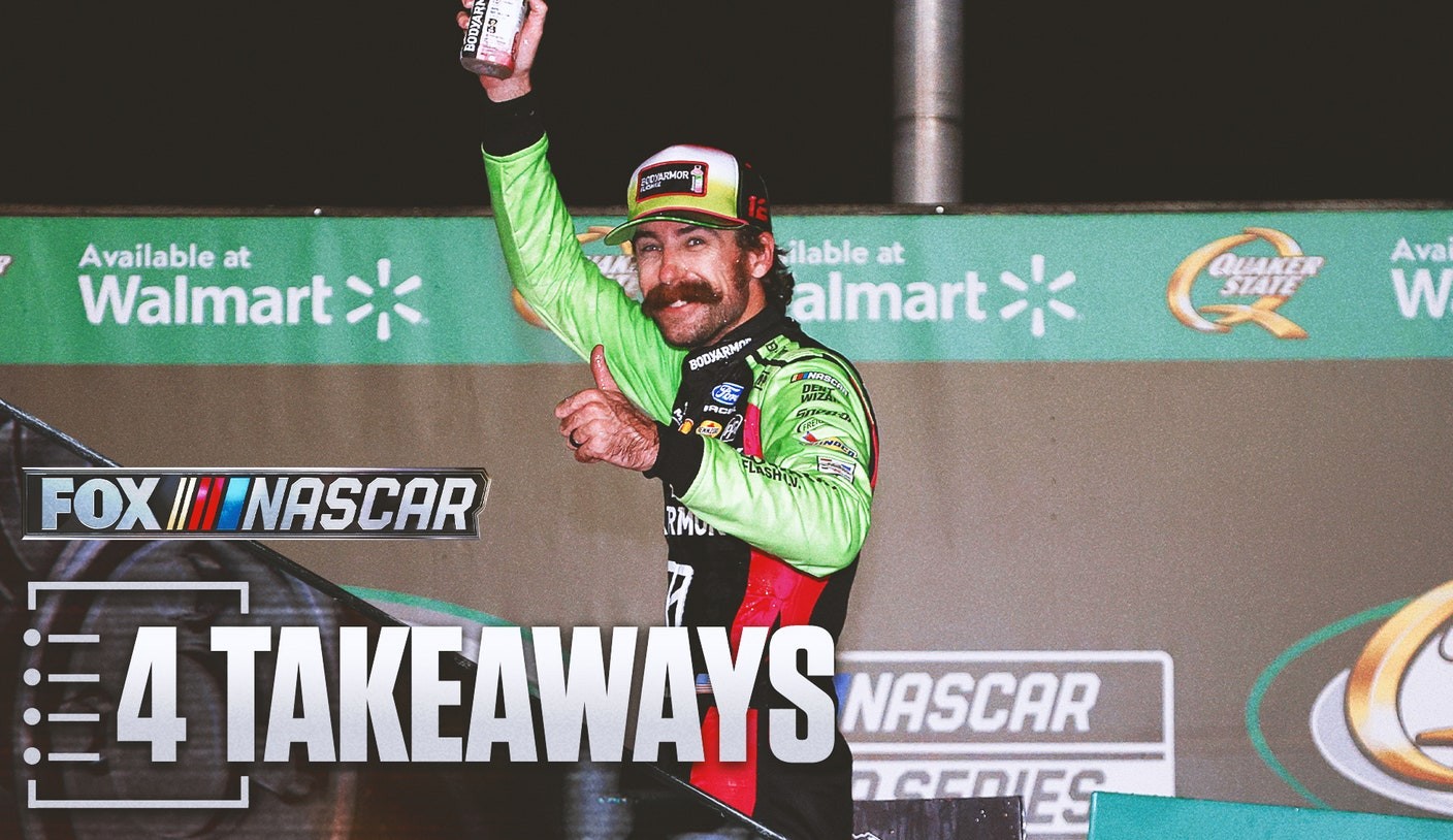 Ryan Blaney dominates Atlanta Cup race, wins in wild late-night finish