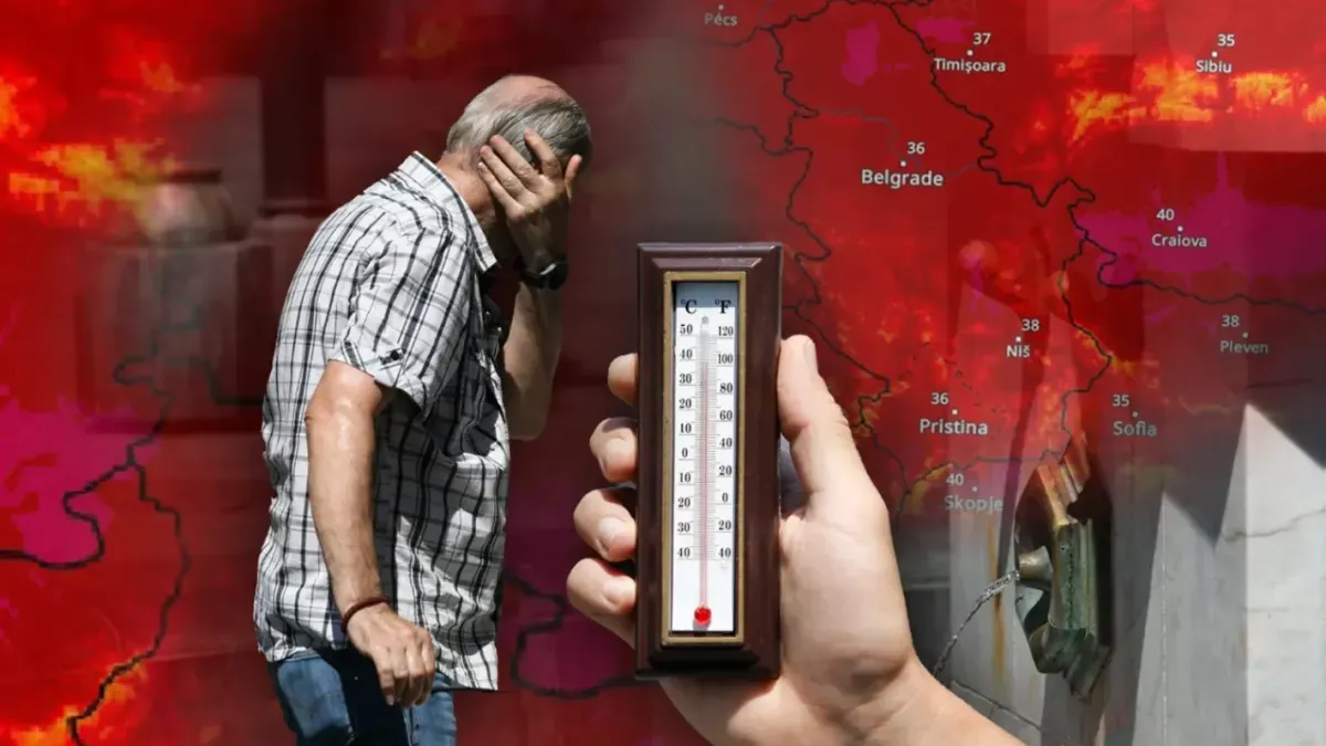 Балканската крепост гори: 50 градуса в сръбски дворове!