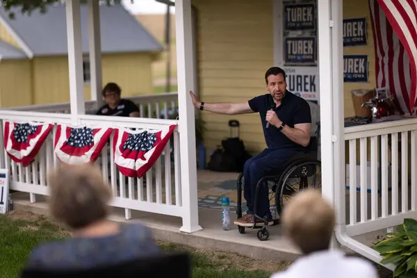 Iowa Democrats have selected Josh Turek as their Senate nominee