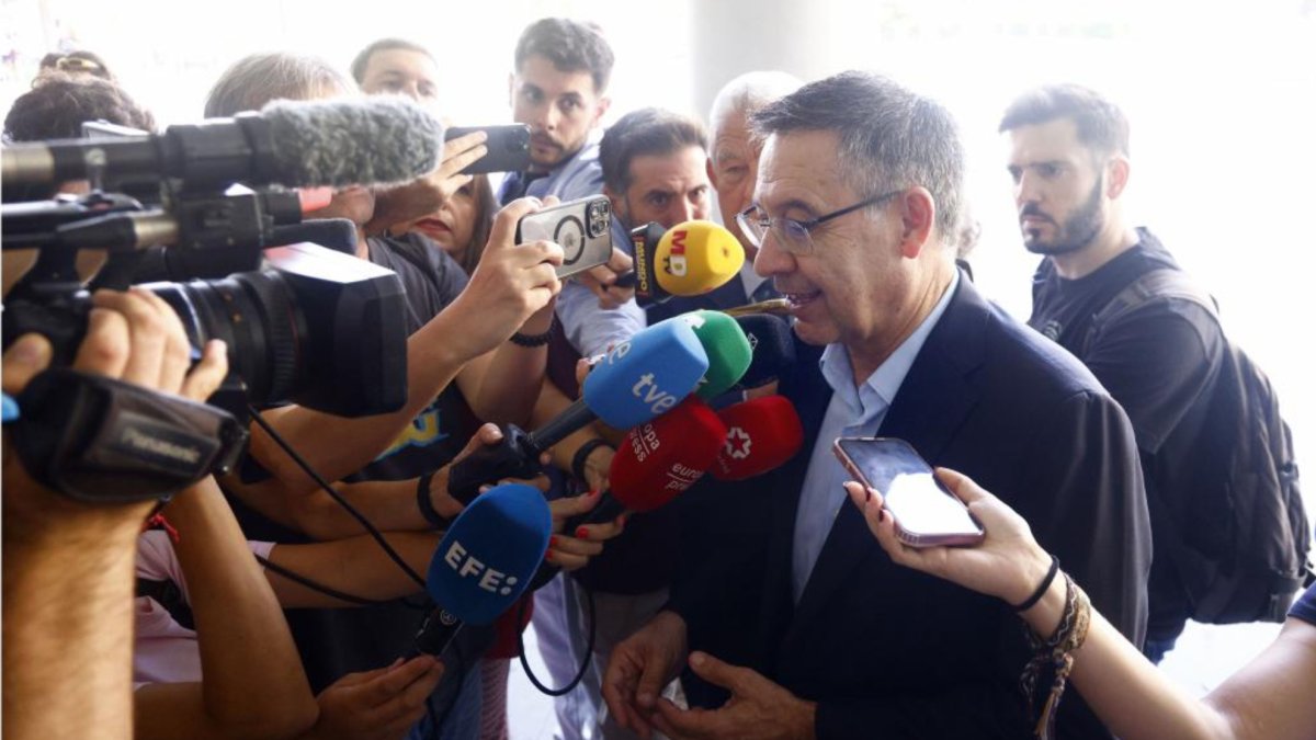Bartomeu defiende su gestión y critica las palancas de Laporta