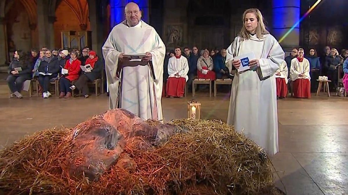 Kontroverse um «Schleim-Jesus»: Wenn Kirchenkunst provoziert