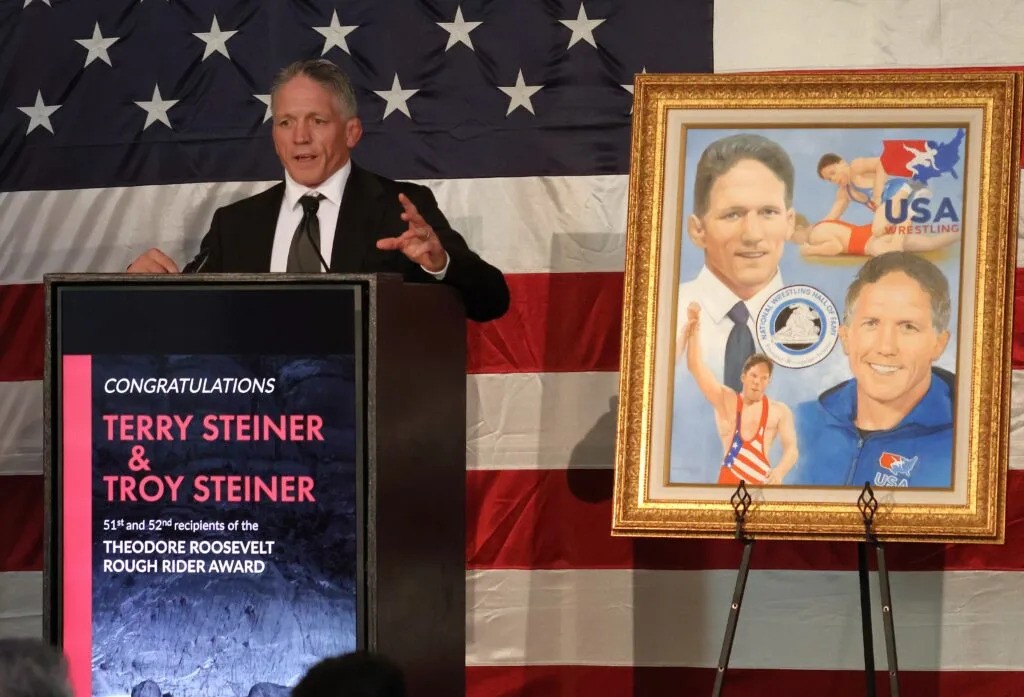 Iowa wrestling icon Terry Steiner honored with North Dakota's Rough Rider Award