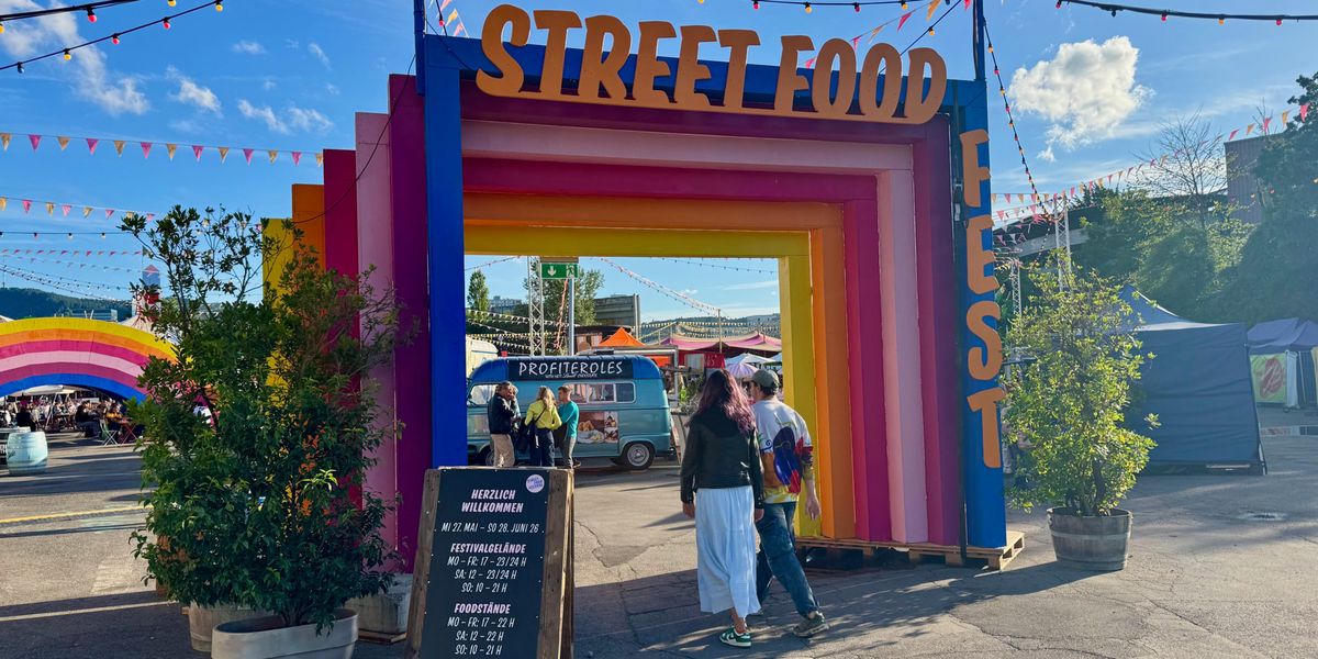 KI-Quiz auf dem Zürcher Street Food Festival